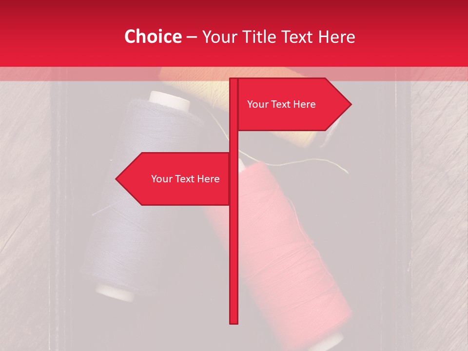 Vintage Old Thread PowerPoint Template