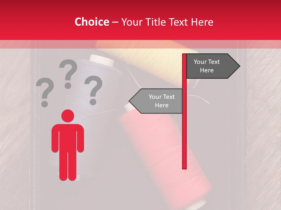 Vintage Old Thread PowerPoint Template