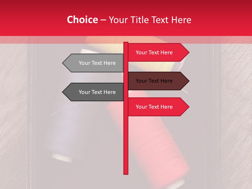 Vintage Old Thread PowerPoint Template