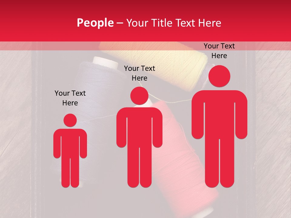 Vintage Old Thread PowerPoint Template