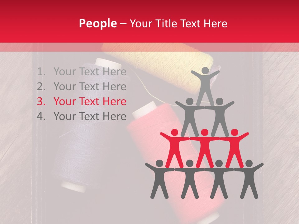 Vintage Old Thread PowerPoint Template