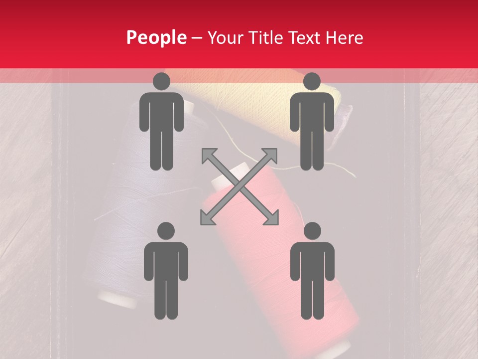 Vintage Old Thread PowerPoint Template