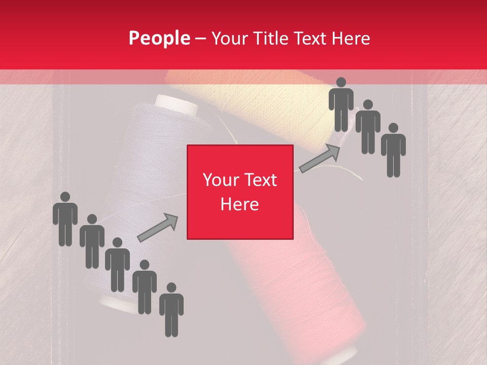 Vintage Old Thread PowerPoint Template