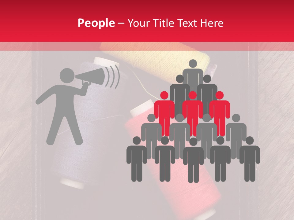 Vintage Old Thread PowerPoint Template