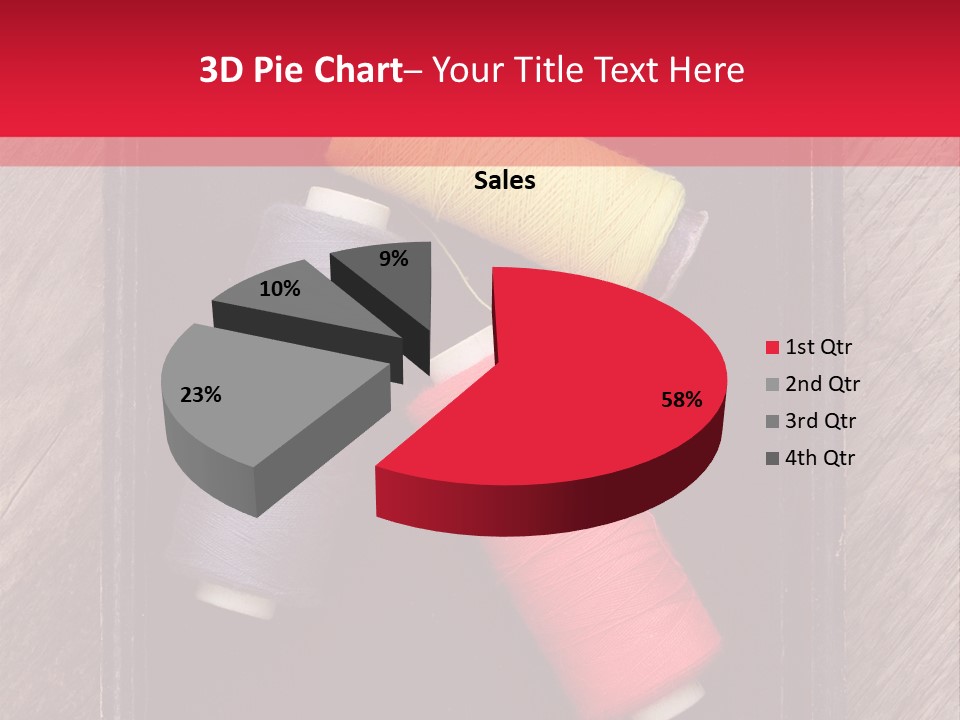 Vintage Old Thread PowerPoint Template