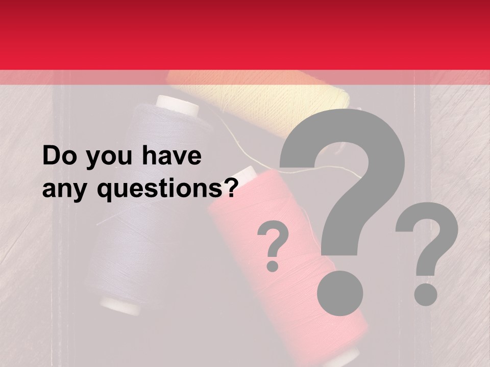 Vintage Old Thread PowerPoint Template