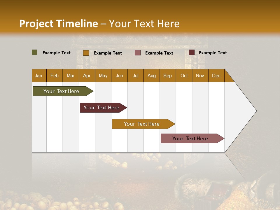 Fantasy Treasure Gold PowerPoint Template