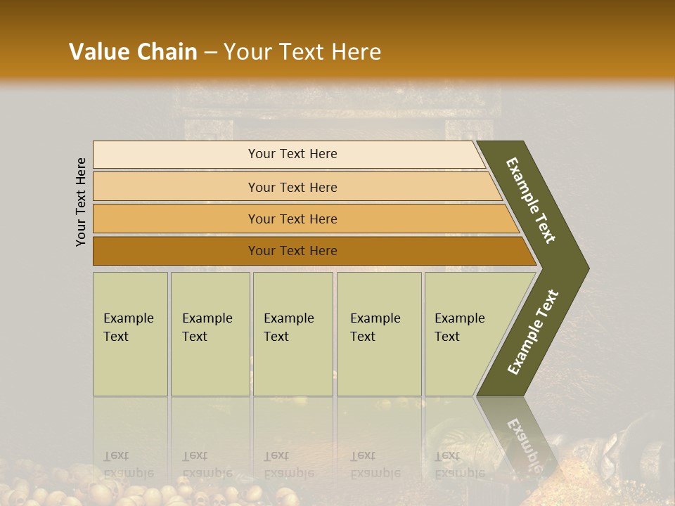 Fantasy Treasure Gold PowerPoint Template