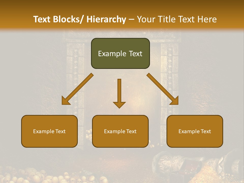 Fantasy Treasure Gold PowerPoint Template