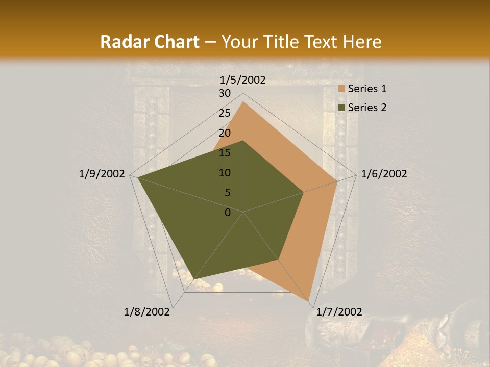 Fantasy Treasure Gold PowerPoint Template