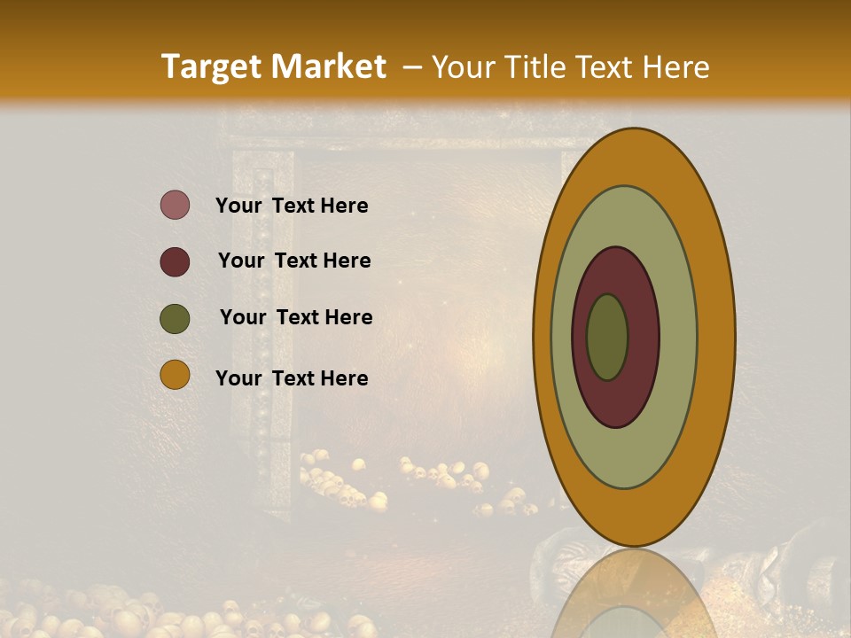Fantasy Treasure Gold PowerPoint Template
