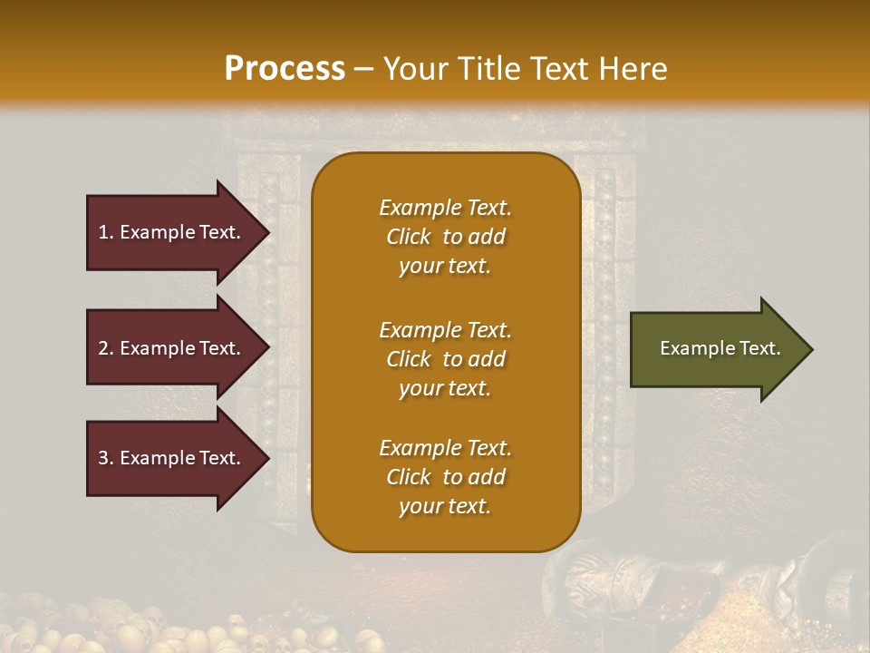 Fantasy Treasure Gold PowerPoint Template