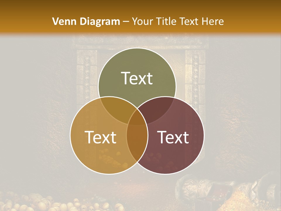 Fantasy Treasure Gold PowerPoint Template