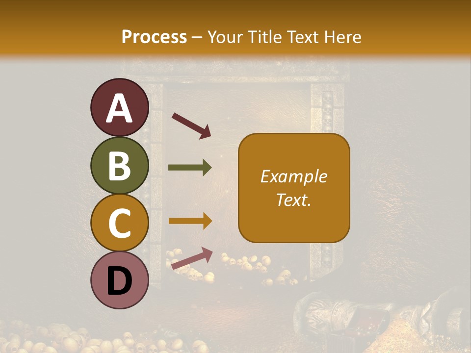 Fantasy Treasure Gold PowerPoint Template