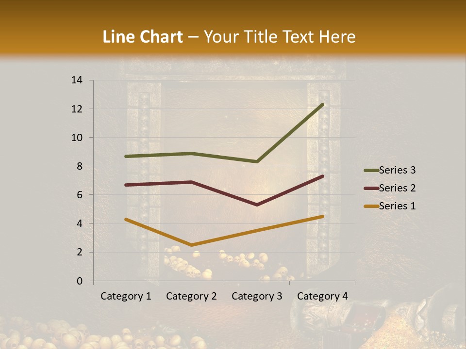 Fantasy Treasure Gold PowerPoint Template