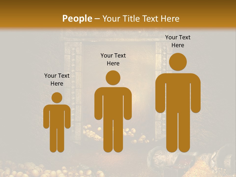 Fantasy Treasure Gold PowerPoint Template