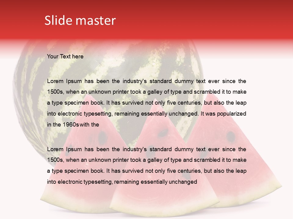 Object Circle Raw PowerPoint Template