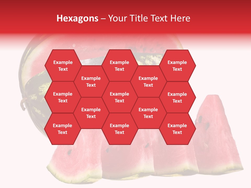 Watermelon Texture Fresh PowerPoint Template