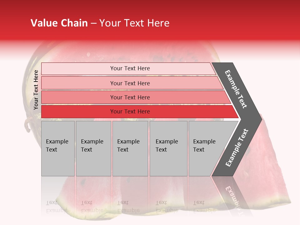 Watermelon Texture Fresh PowerPoint Template
