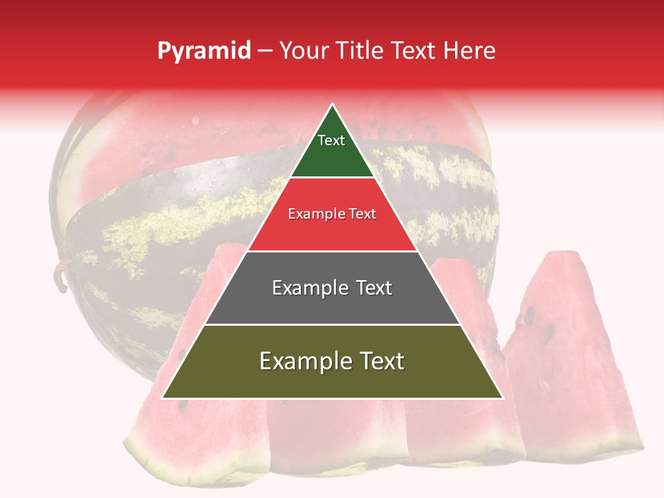 Watermelon Texture Fresh PowerPoint Template