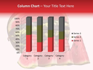 Watermelon Texture Fresh PowerPoint Template