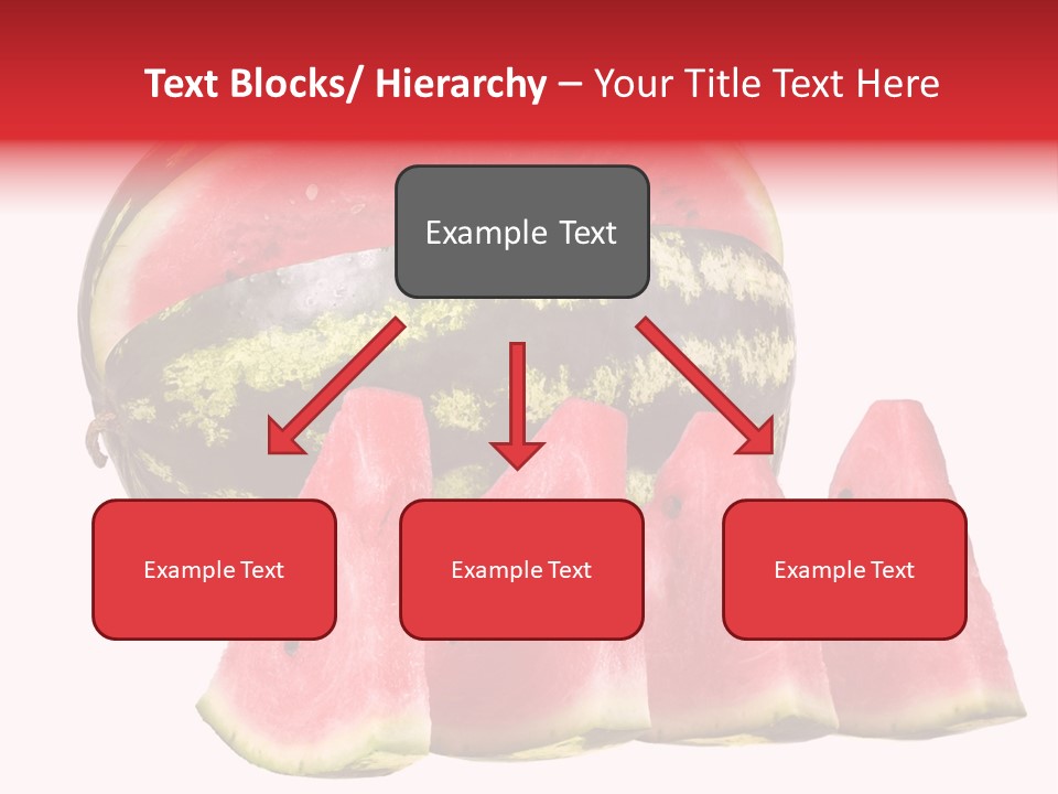 Watermelon Texture Fresh PowerPoint Template