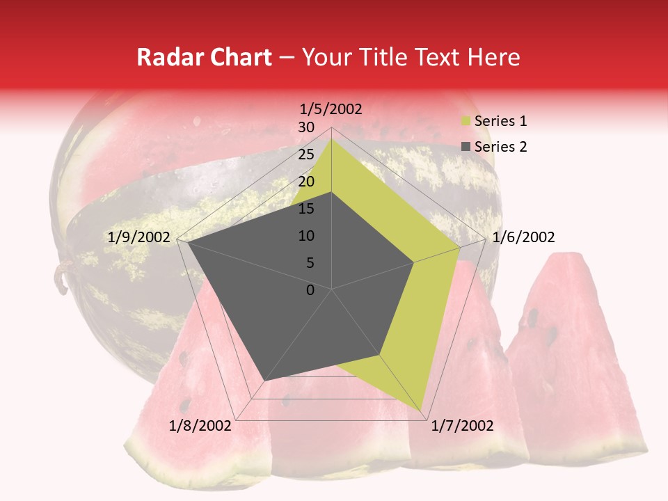 Watermelon Texture Fresh PowerPoint Template