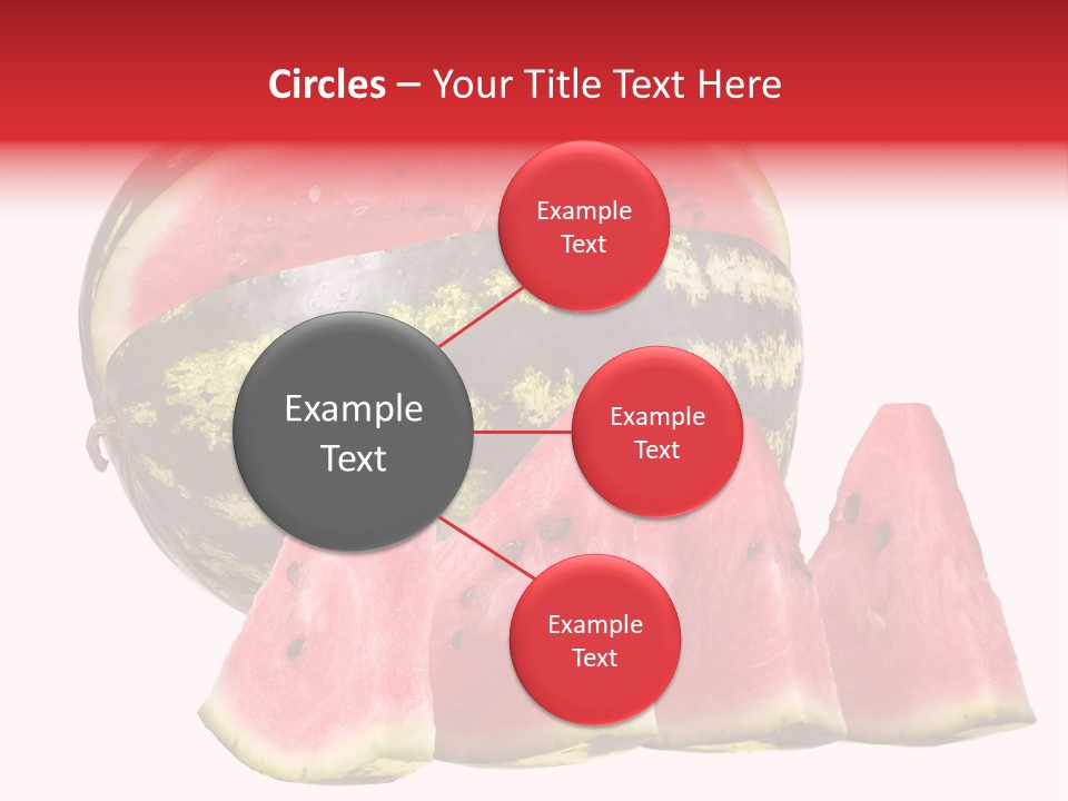 Watermelon Texture Fresh PowerPoint Template