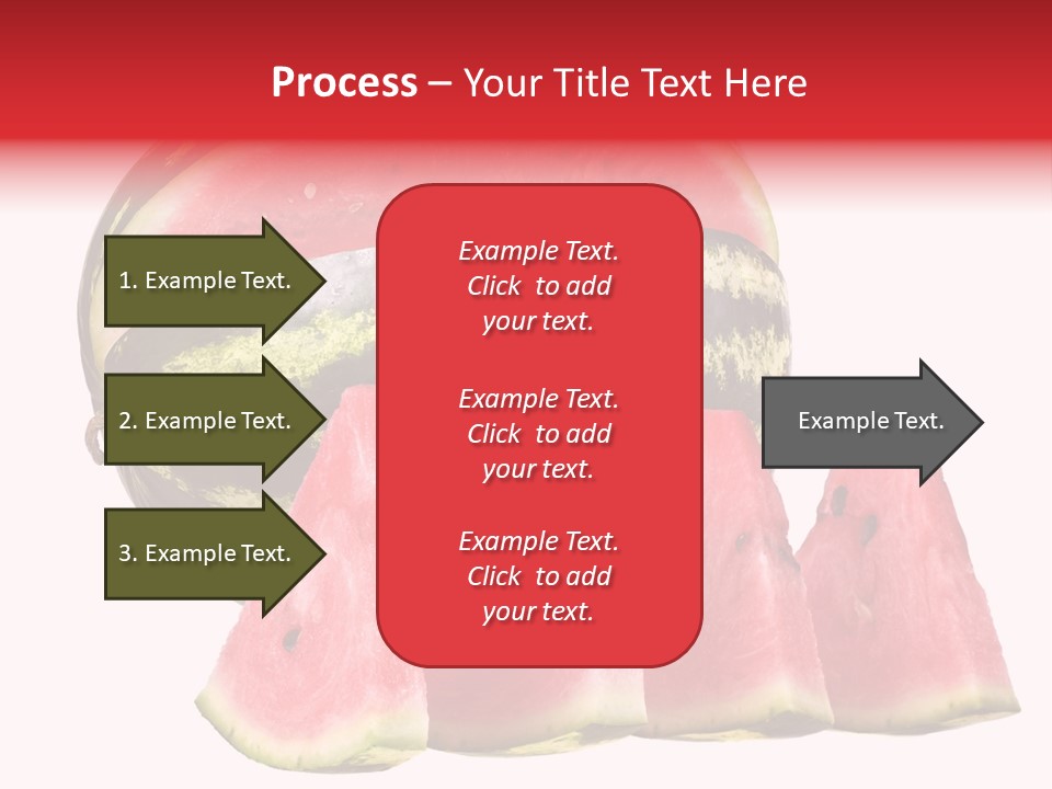 Watermelon Texture Fresh PowerPoint Template