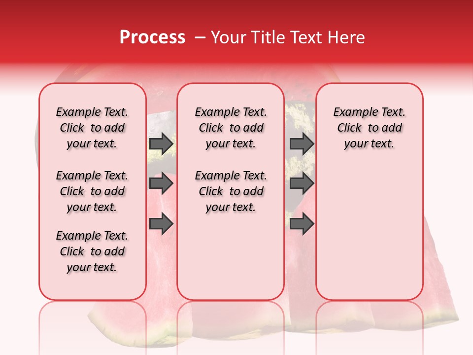 Watermelon Texture Fresh PowerPoint Template