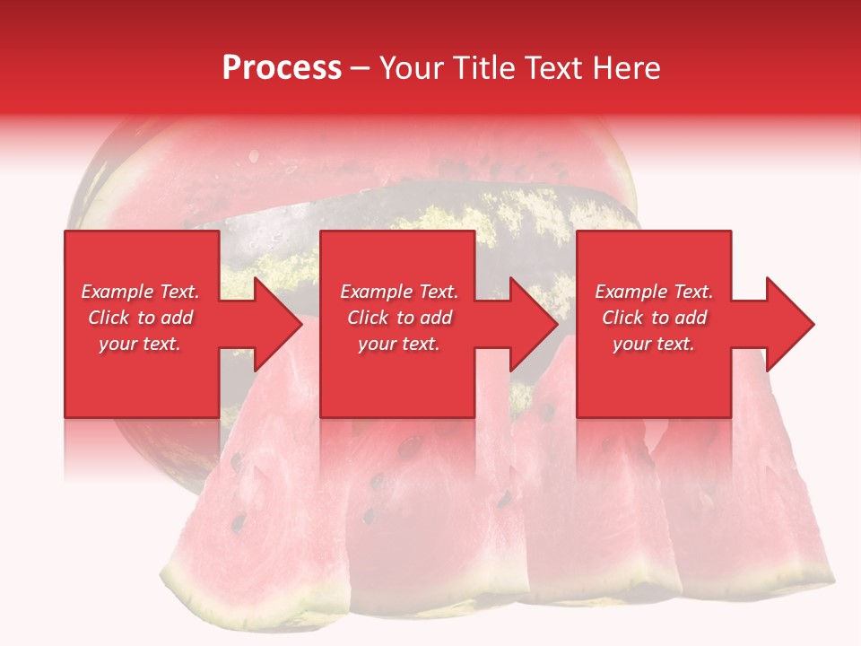 Watermelon Texture Fresh PowerPoint Template