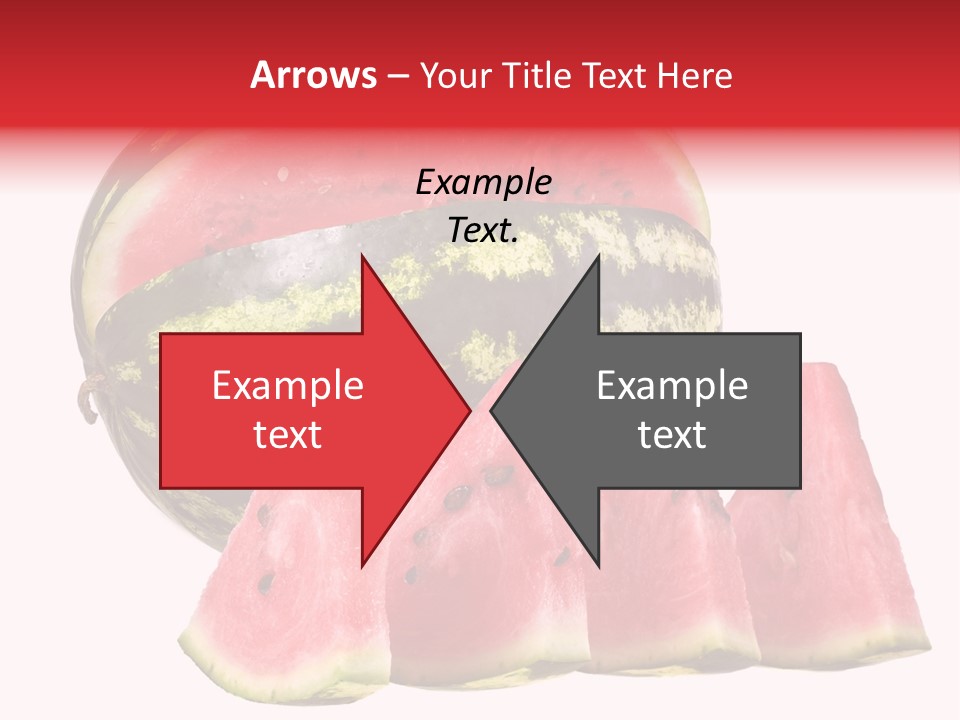 Watermelon Texture Fresh PowerPoint Template