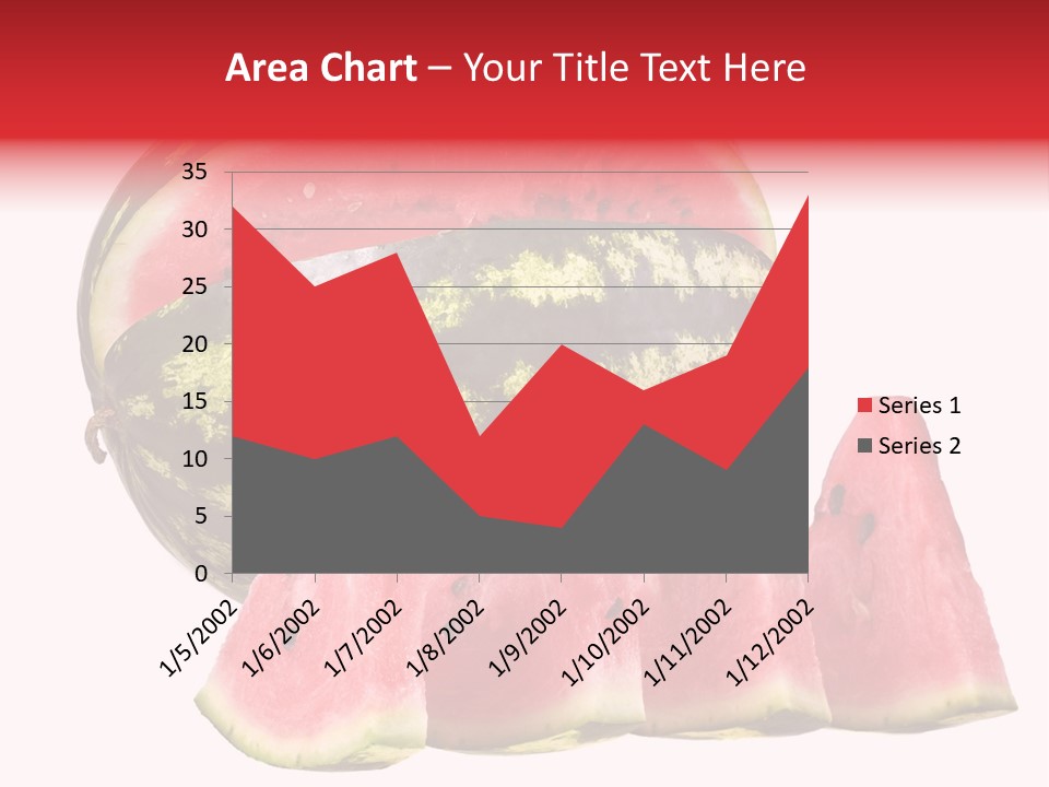 Watermelon Texture Fresh PowerPoint Template
