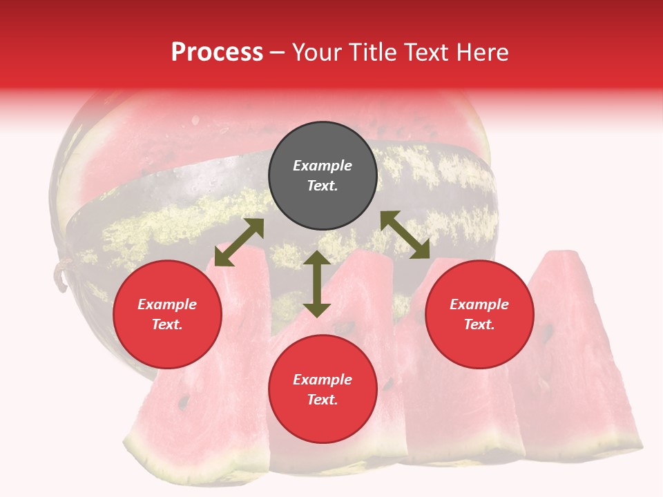 Watermelon Texture Fresh PowerPoint Template