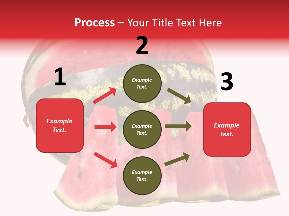 Watermelon Texture Fresh PowerPoint Template