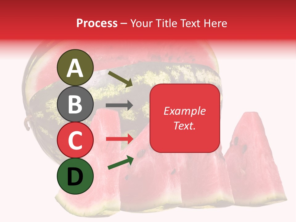 Watermelon Texture Fresh PowerPoint Template