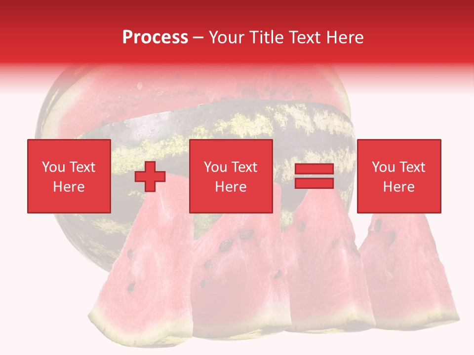 Watermelon Texture Fresh PowerPoint Template
