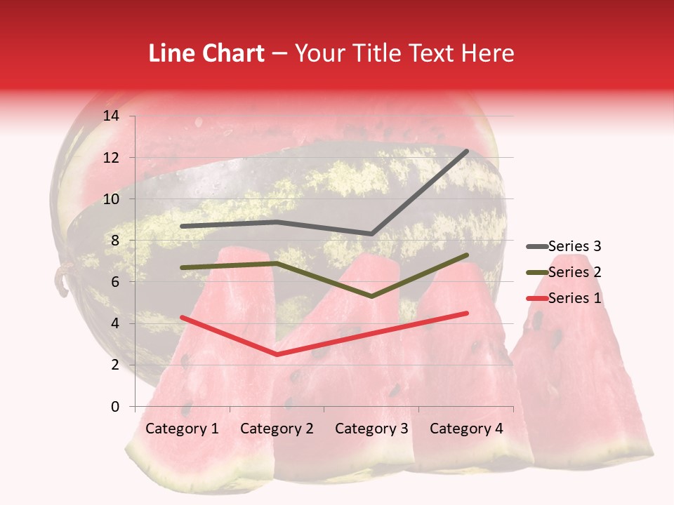 Watermelon Texture Fresh PowerPoint Template