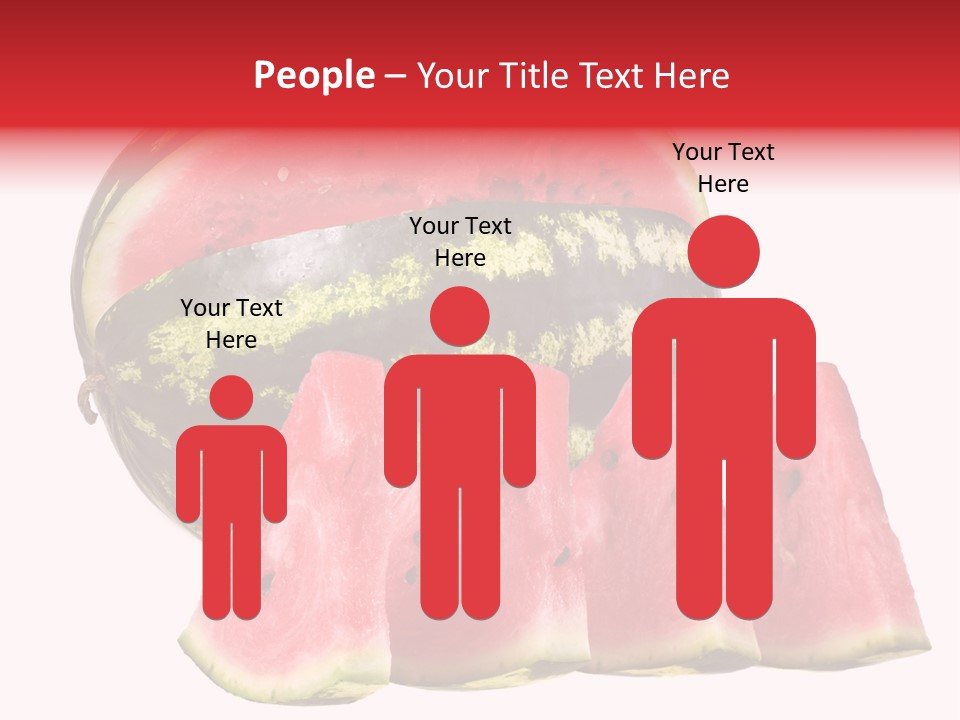 Watermelon Texture Fresh PowerPoint Template