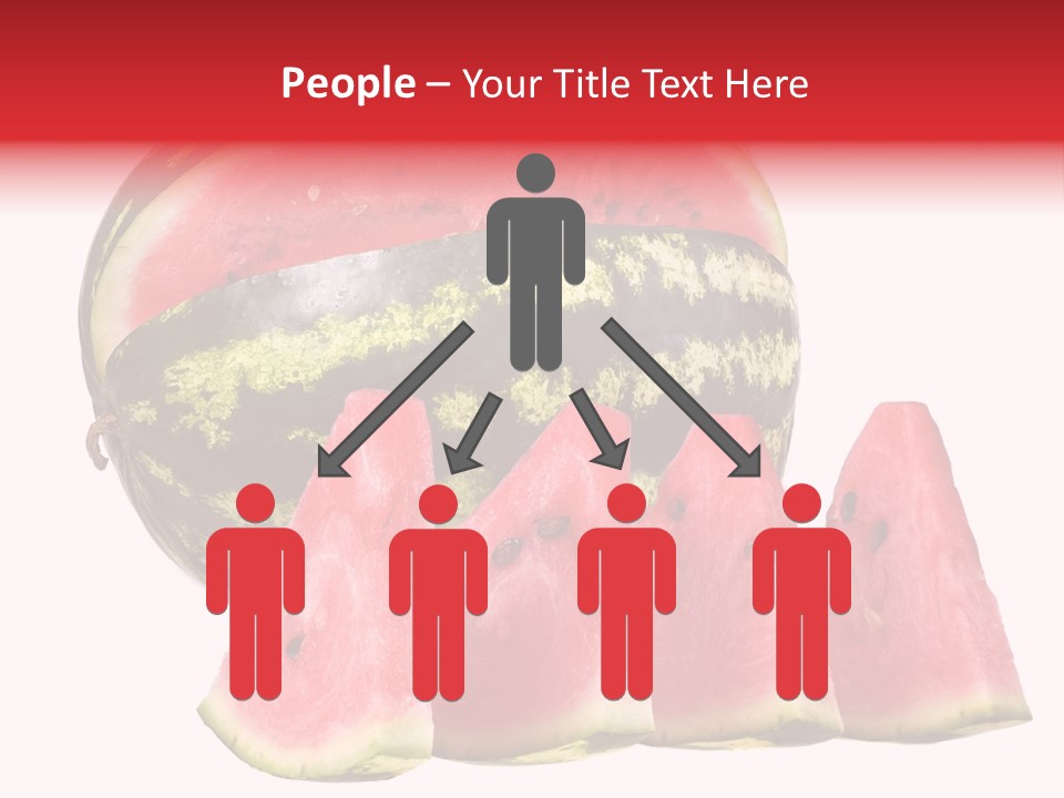 Watermelon Texture Fresh PowerPoint Template