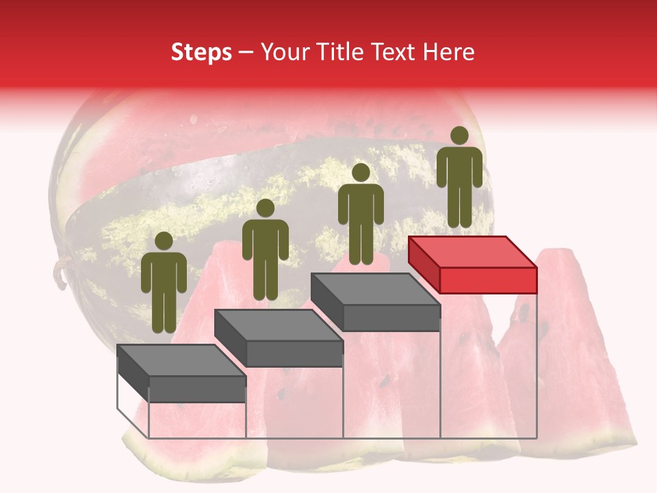 Watermelon Texture Fresh PowerPoint Template