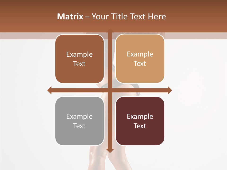 Active Posing Cheerful PowerPoint Template