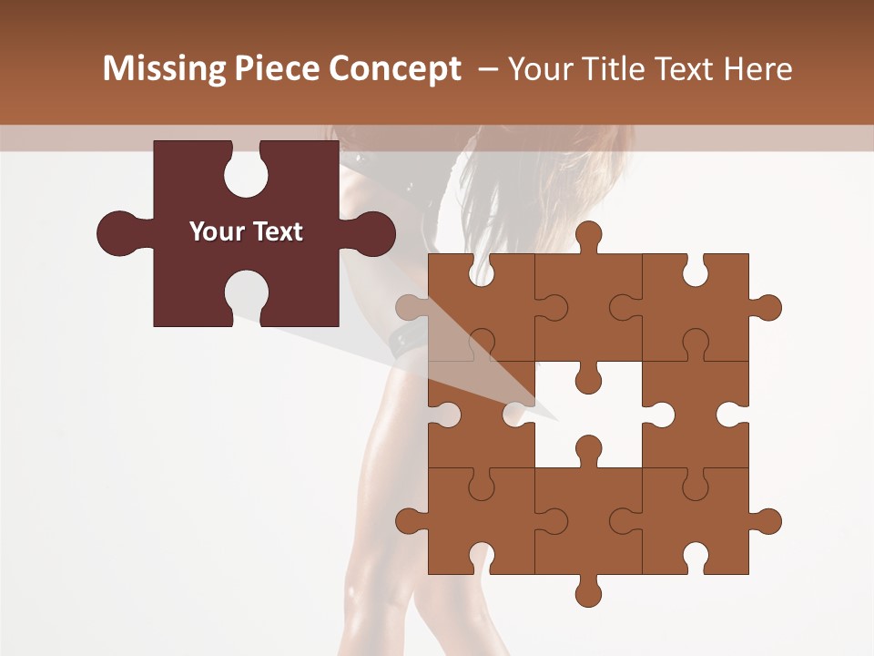 Active Posing Cheerful PowerPoint Template