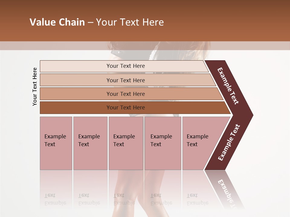 Active Posing Cheerful PowerPoint Template