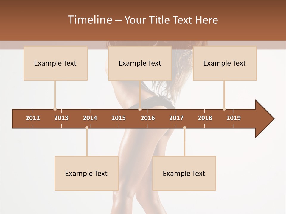 Active Posing Cheerful PowerPoint Template
