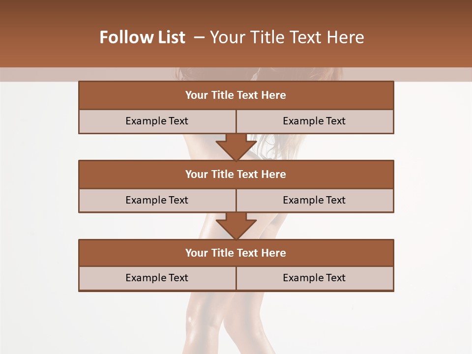 Active Posing Cheerful PowerPoint Template