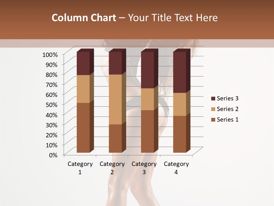 Active Posing Cheerful PowerPoint Template