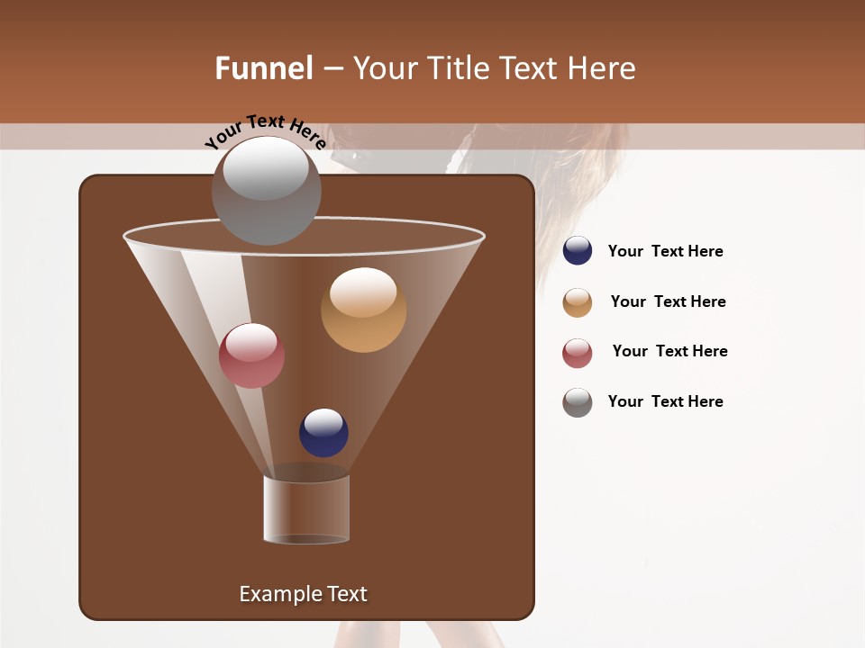Active Posing Cheerful PowerPoint Template
