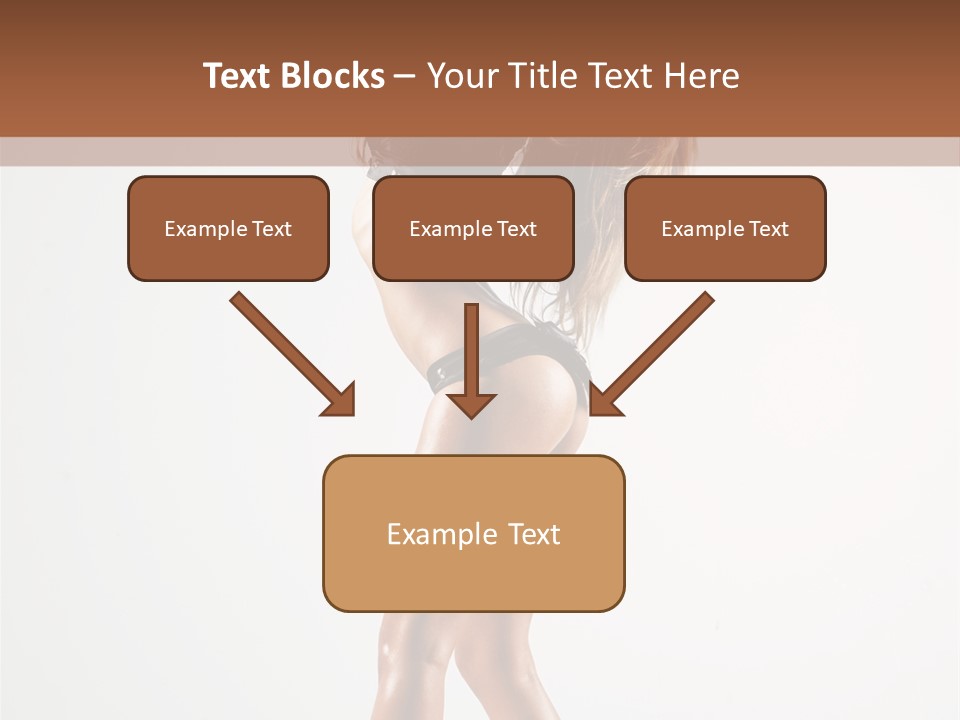 Active Posing Cheerful PowerPoint Template