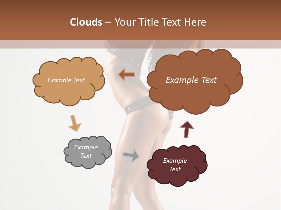 Active Posing Cheerful PowerPoint Template